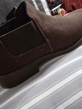 Women’s Dark Brown Suede Slip-On Moccasin Loafers